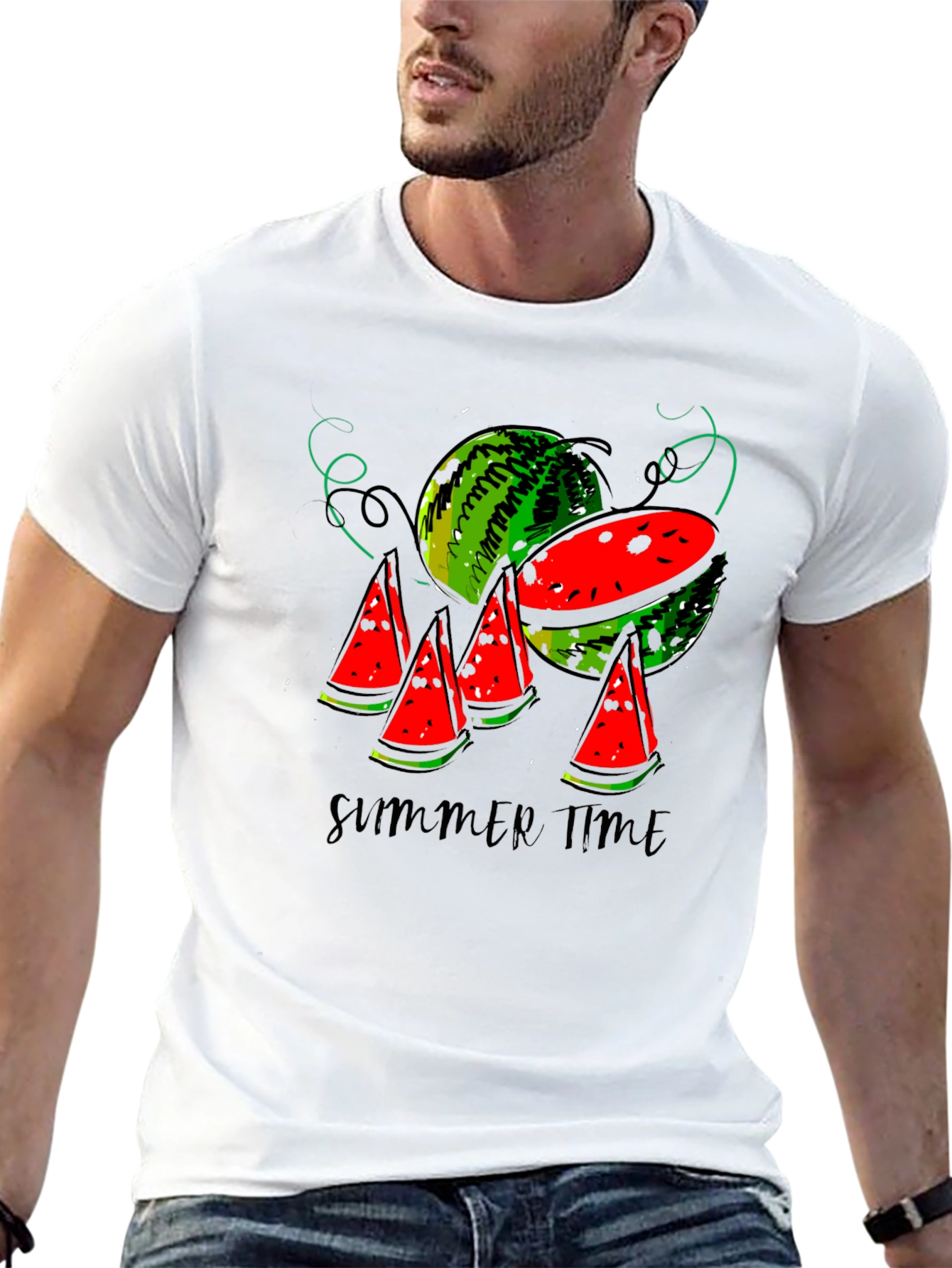 Summer Time Watermelon Graphic Tee