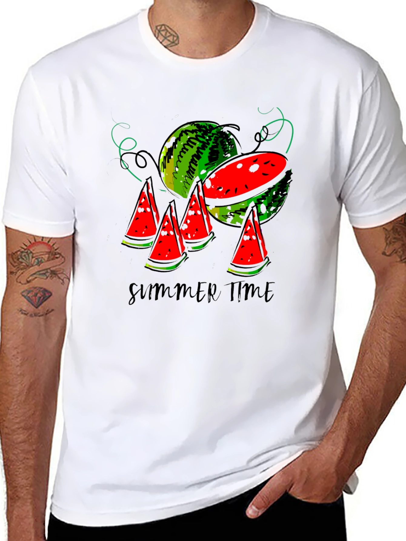 Summer Time Watermelon Graphic Tee