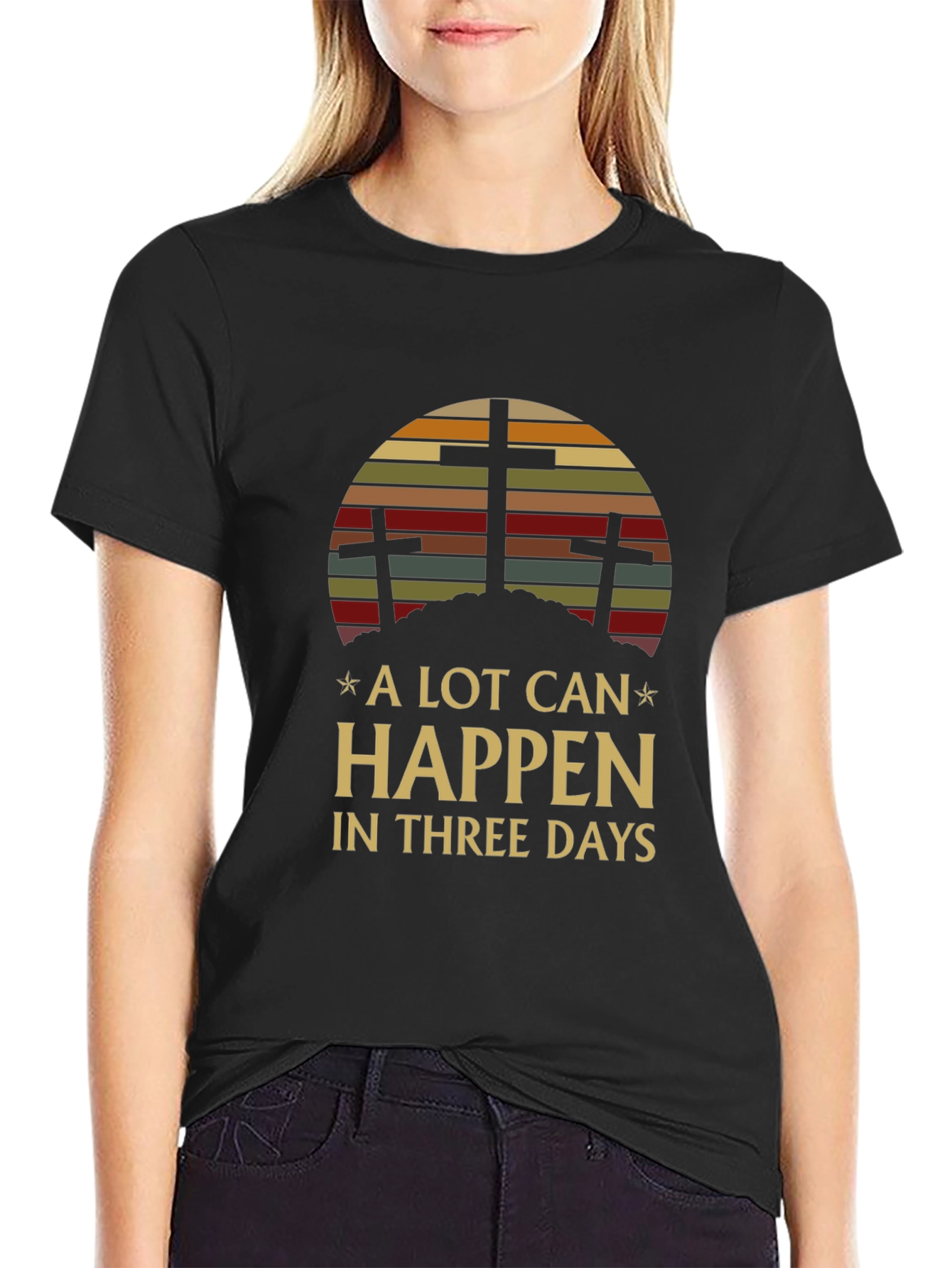 A Lot Can Happen In Three Days Graphic Tee