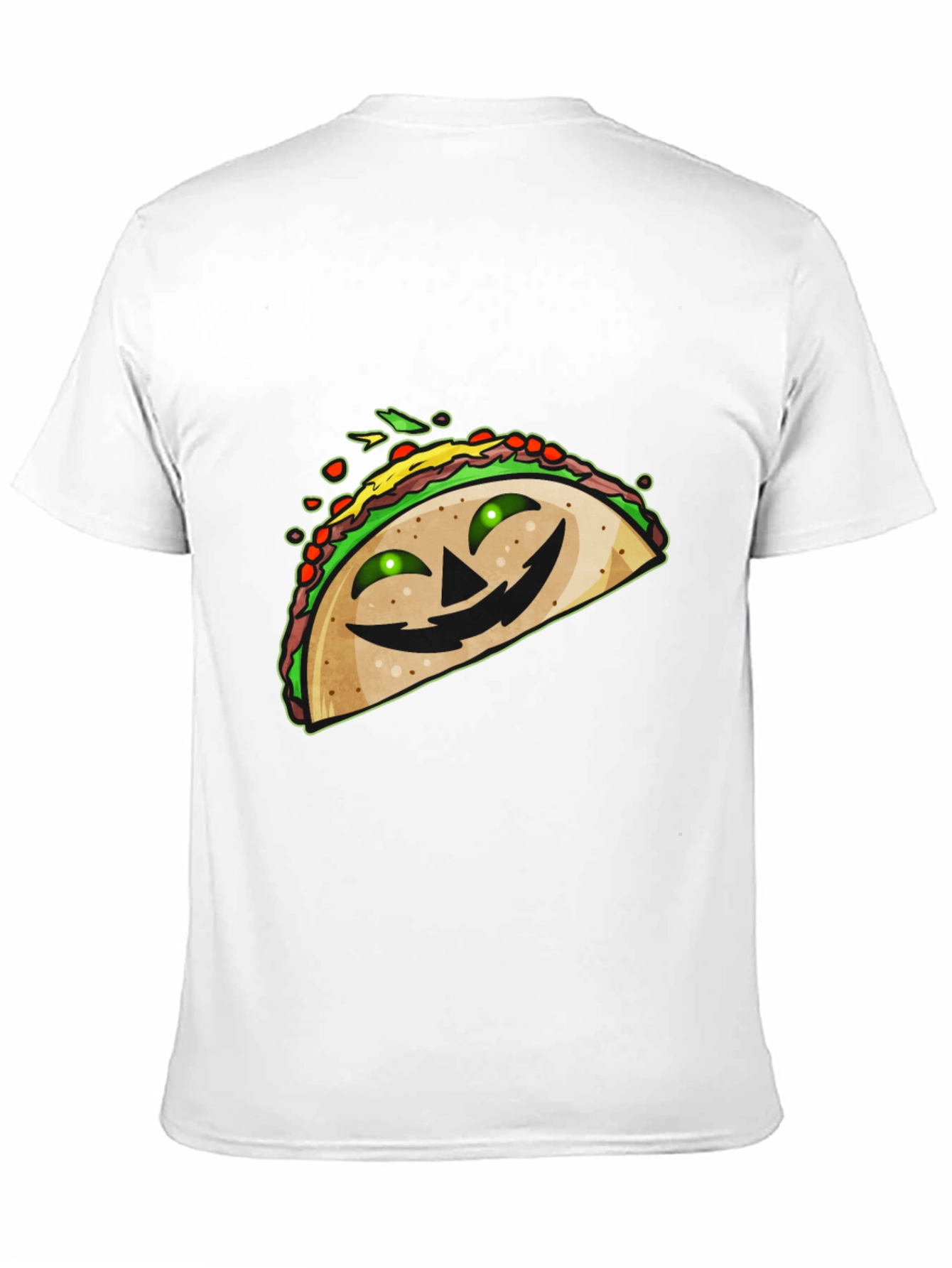 Taco Jack-o-Lantern Funny Halloween T-Shirt