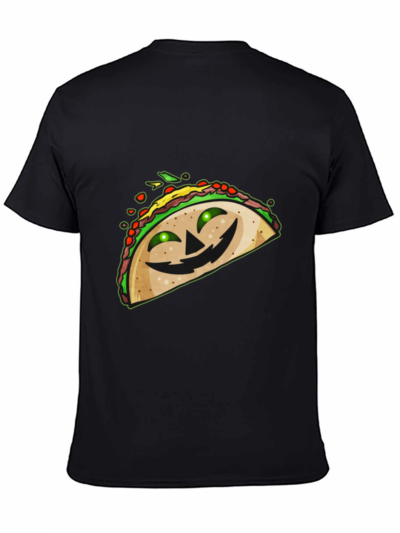 Taco Jack-o-Lantern Funny Halloween T-Shirt
