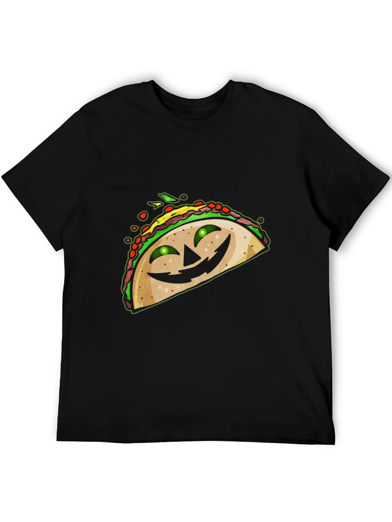 Taco Jack-o-Lantern Funny Halloween T-Shirt