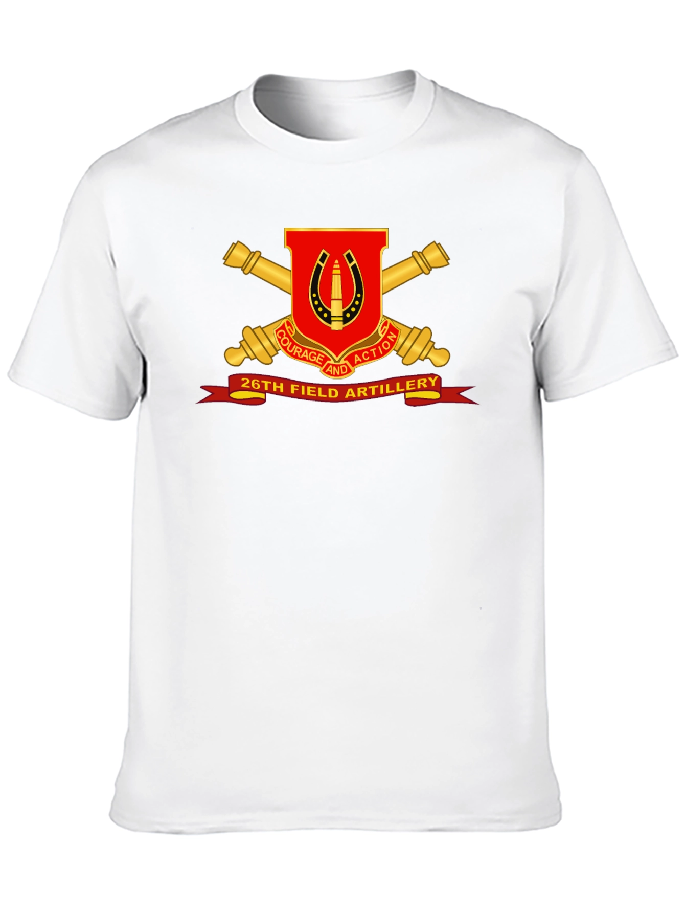 26th Field Artillery T-Shirt - Courage and Action