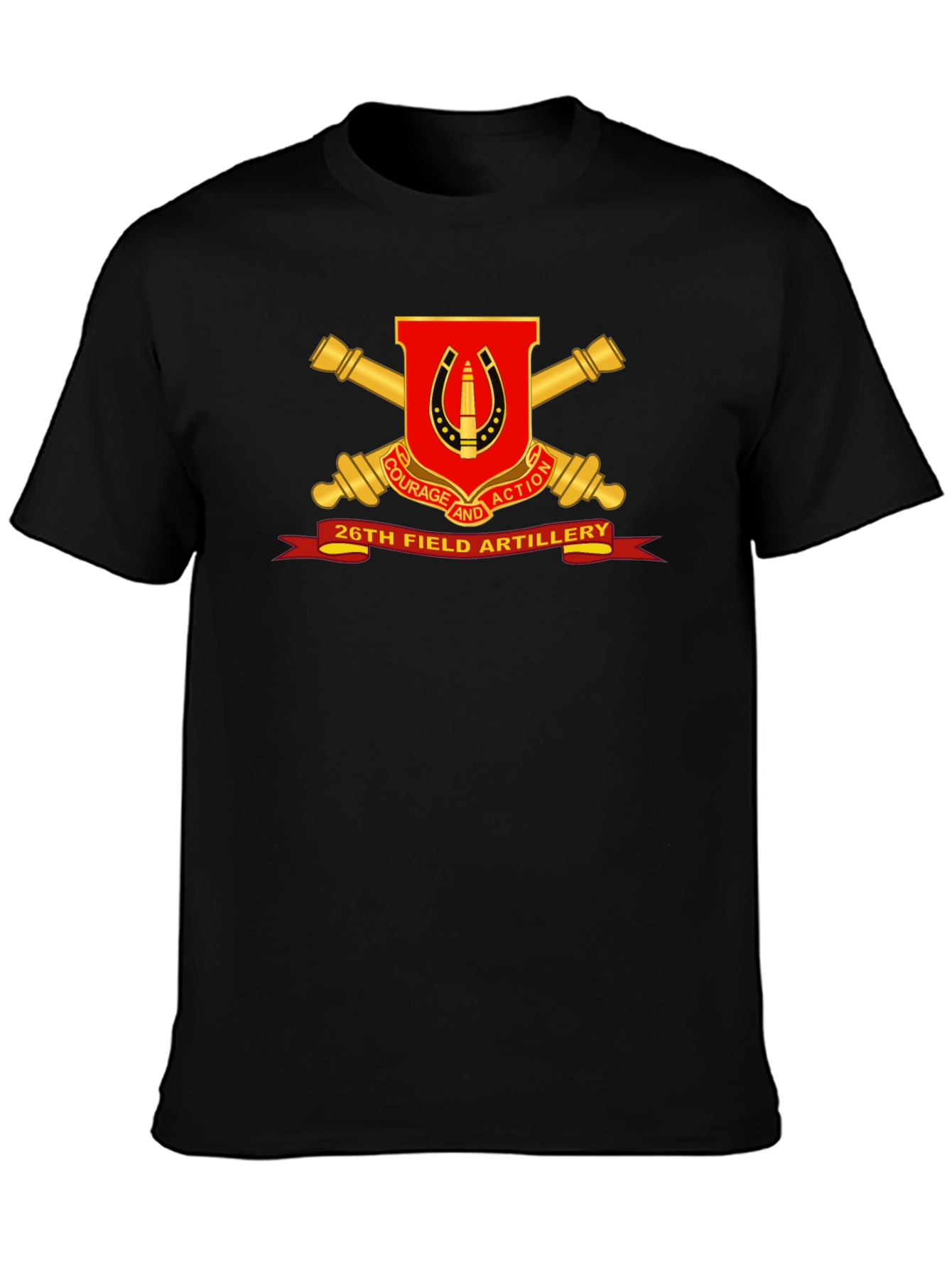 26th Field Artillery T-Shirt - Courage and Action