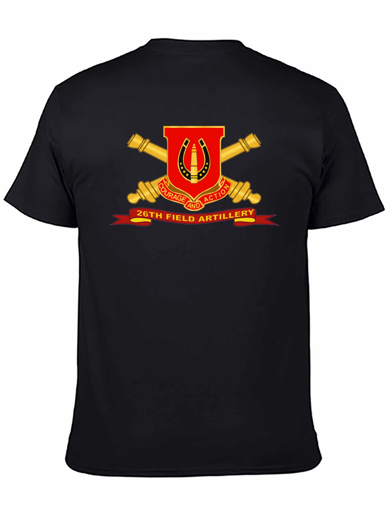 26th Field Artillery T-Shirt - Courage and Action