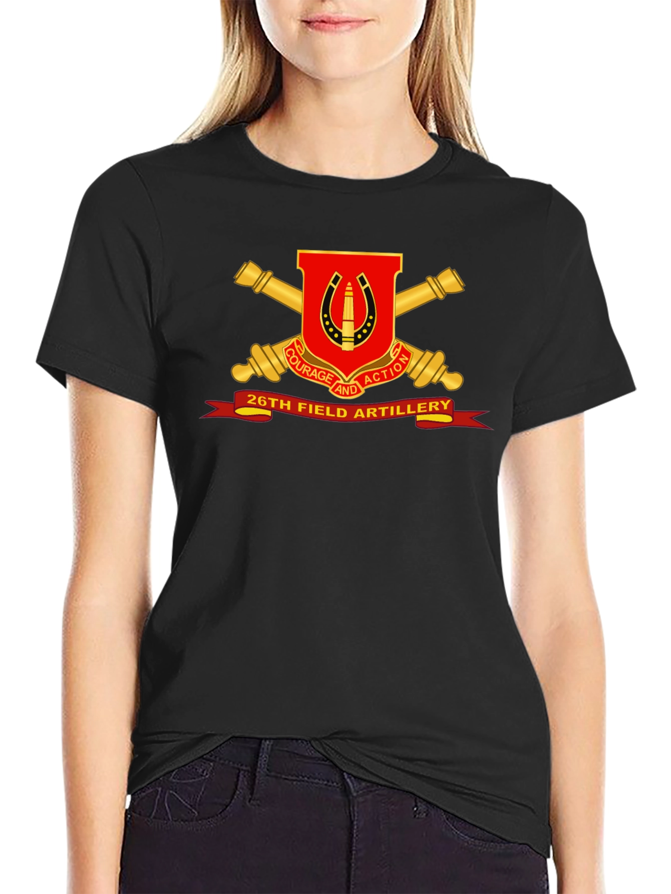 26th Field Artillery T-Shirt - Courage and Action