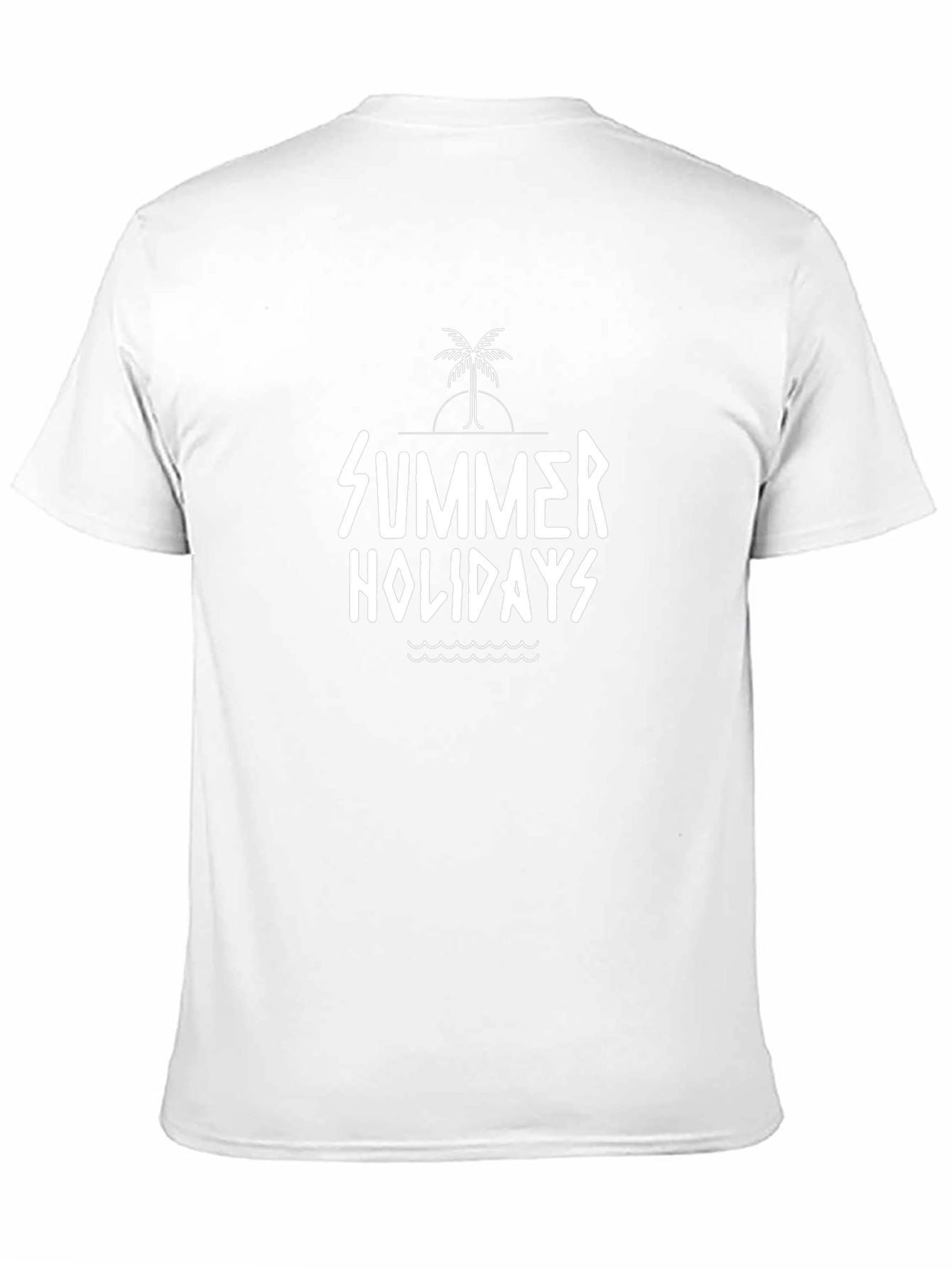 Summer Holidays Black T-Shirt