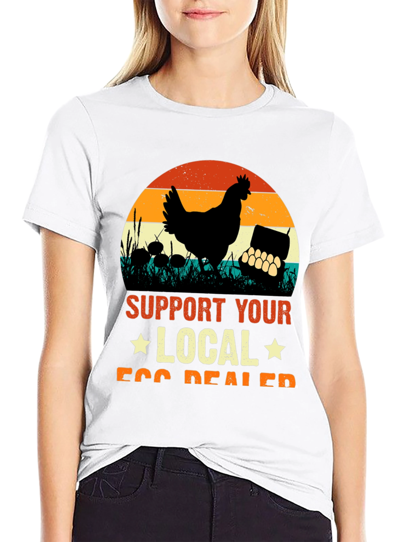 Support Your Local Egg Dealer T-Shirt