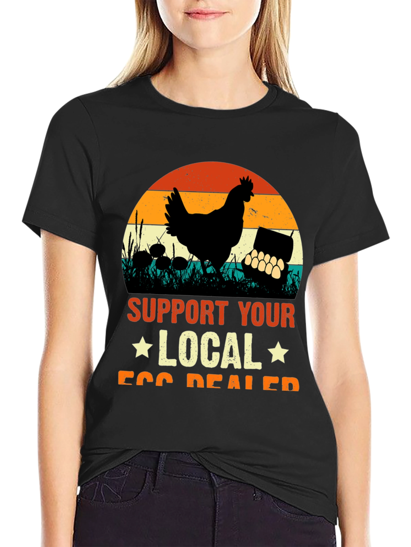 Support Your Local Egg Dealer T-Shirt