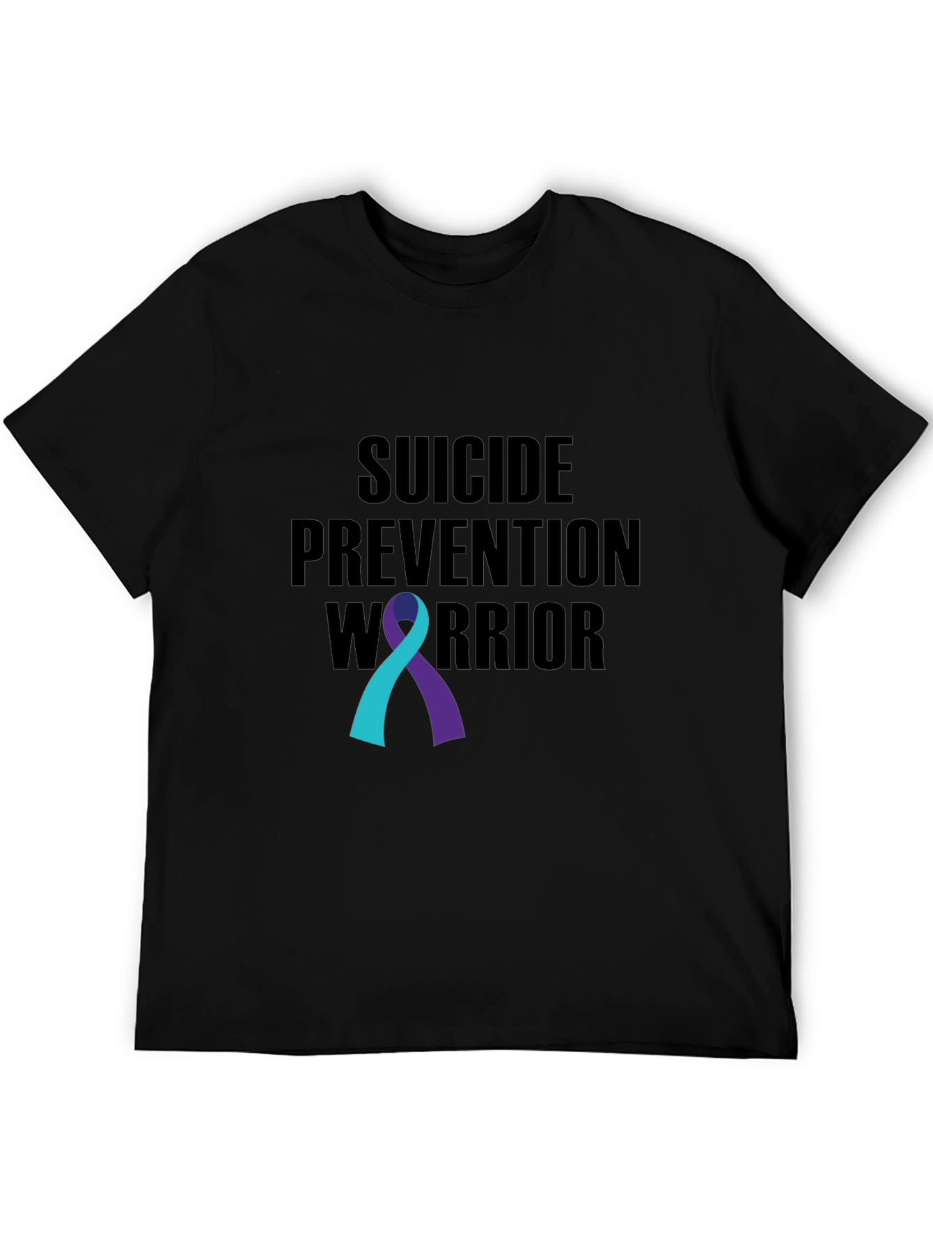 Suicide Prevention Warrior Ribbon Graphic Tee
