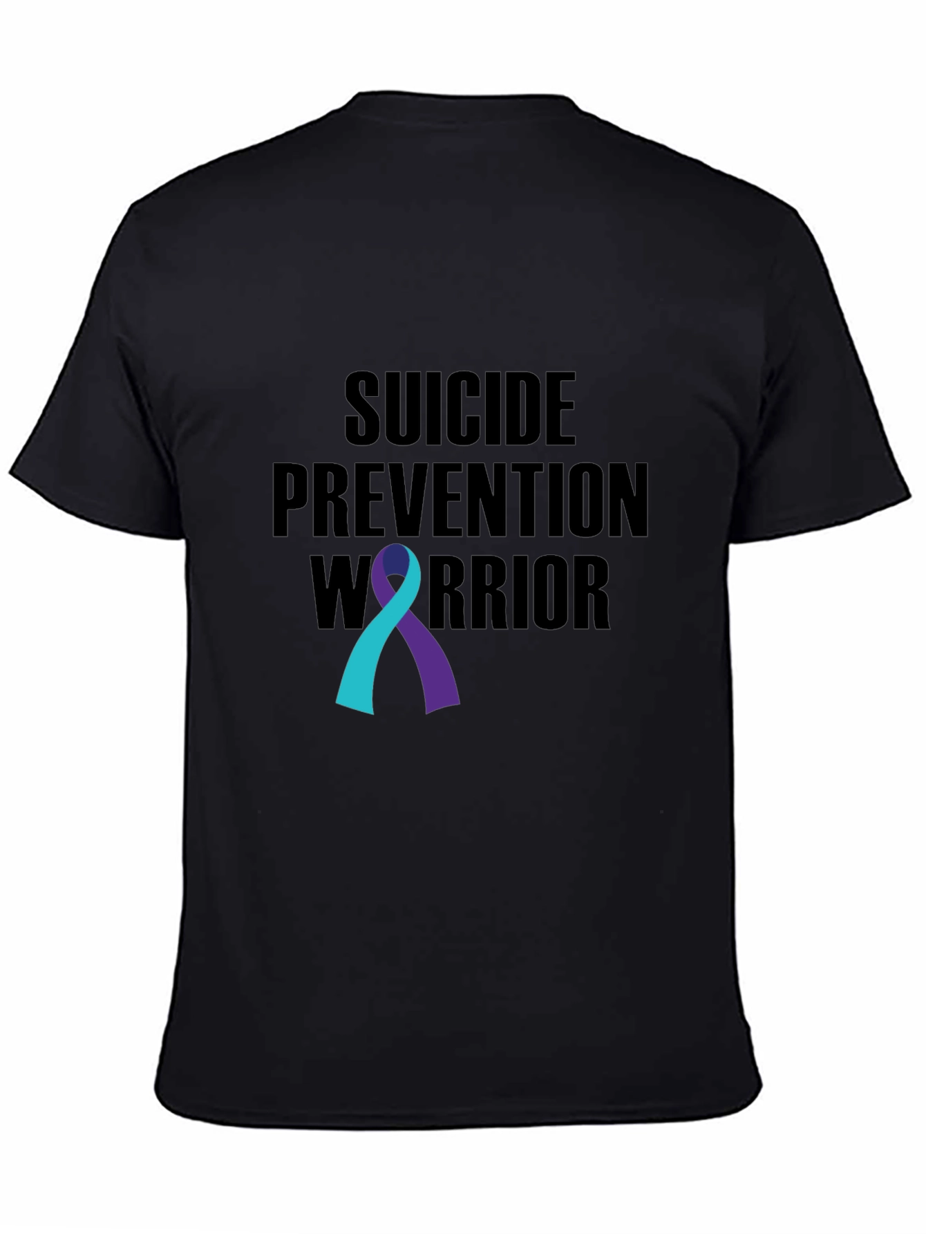 Suicide Prevention Warrior Ribbon Graphic Tee