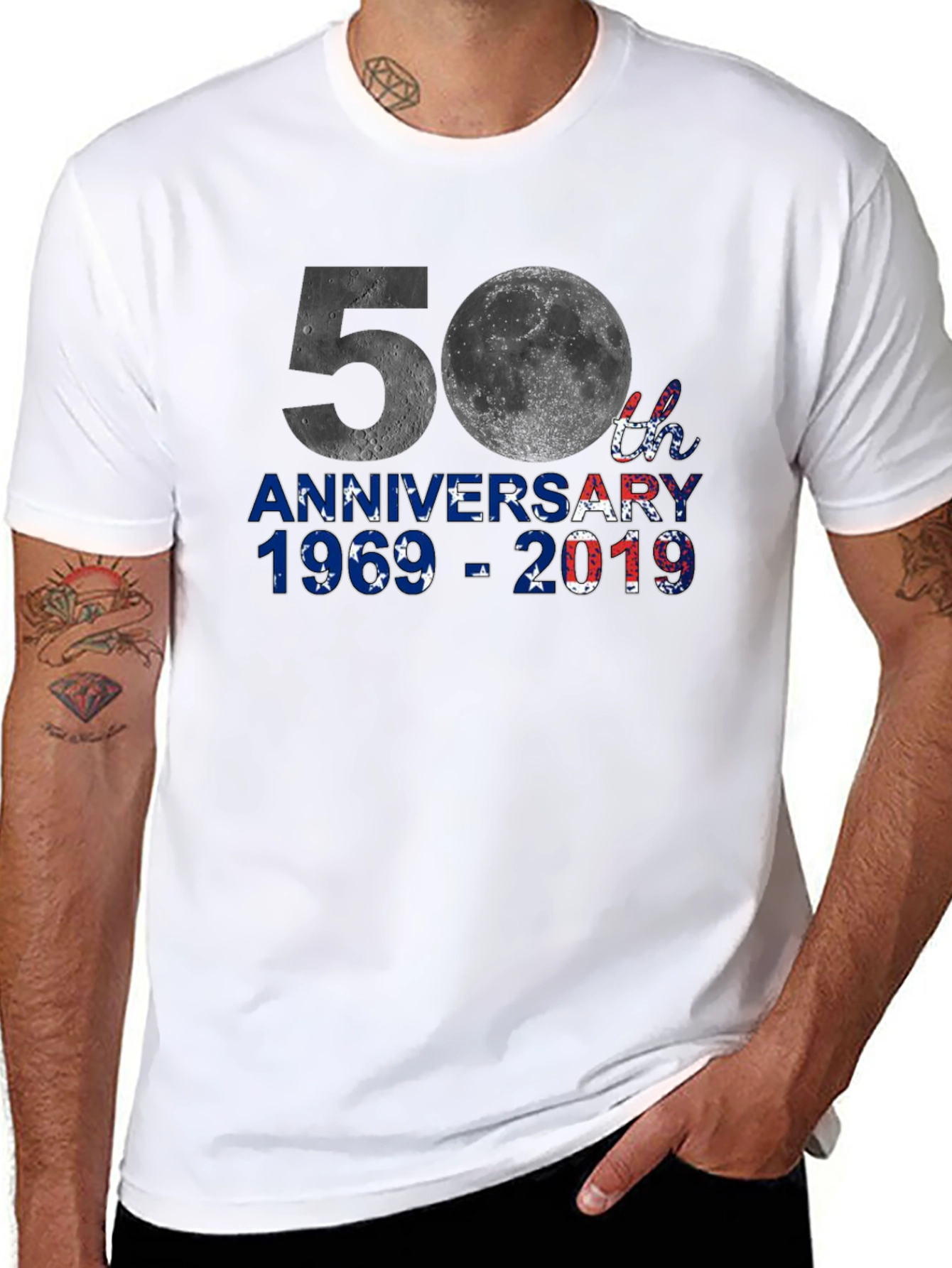 50th Anniversary Moon Landing Graphic T-Shirt