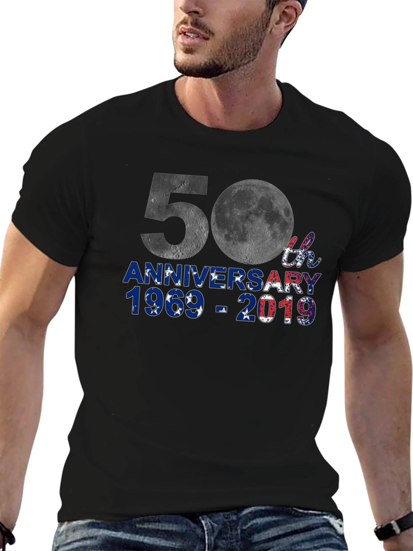 50th Anniversary Moon Landing Graphic T-Shirt