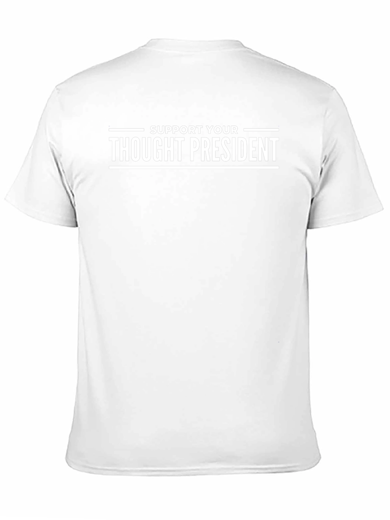 Support Your Thought President Black Graphic T-Shirt