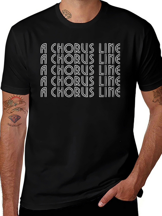A Chorus Line T-Shirt - Black Crew Neck
