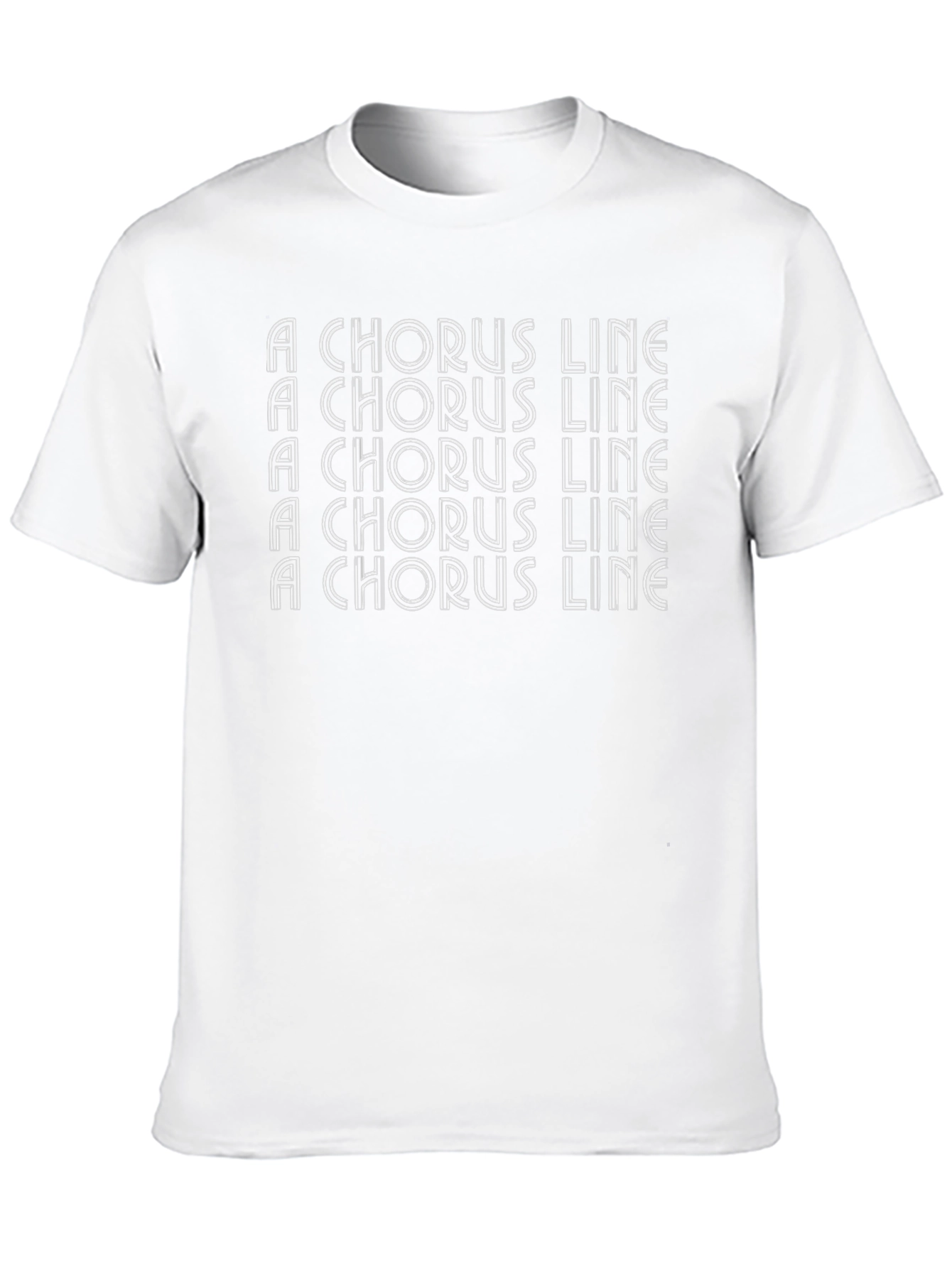 A Chorus Line T-Shirt - Black Crew Neck