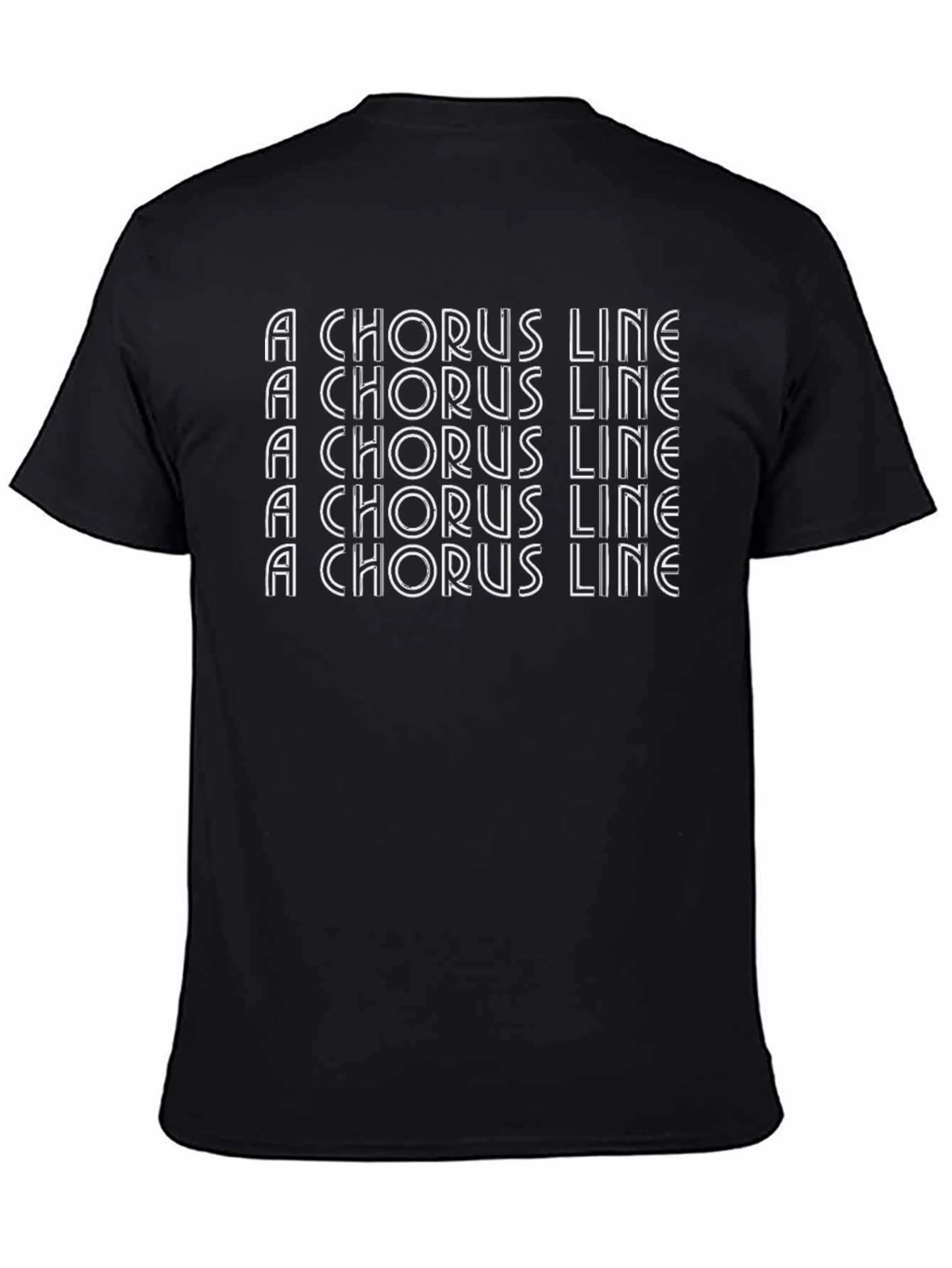 A Chorus Line T-Shirt - Black Crew Neck