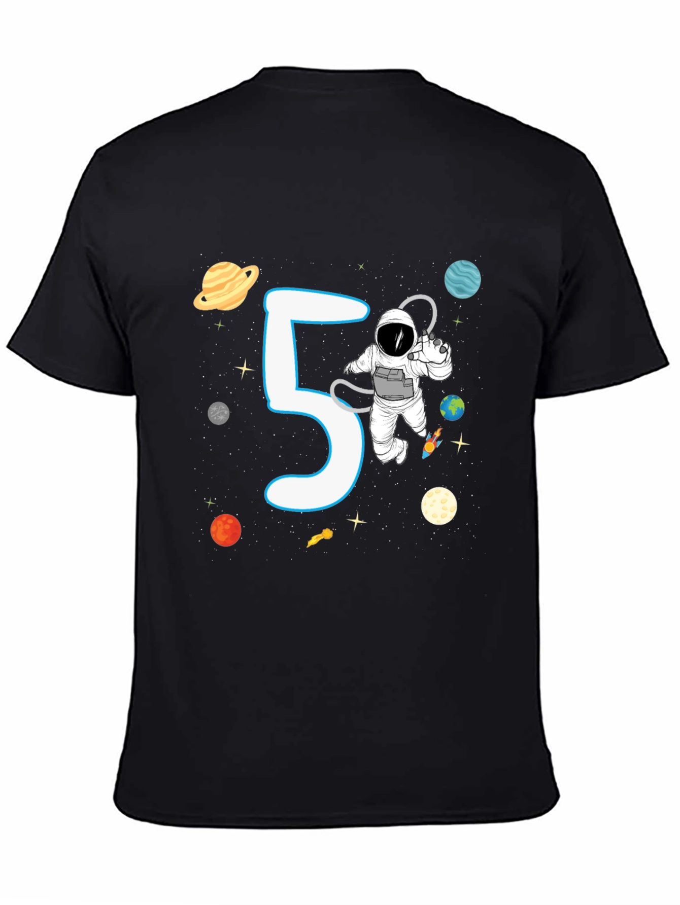 5th Birthday Astronaut T-Shirt