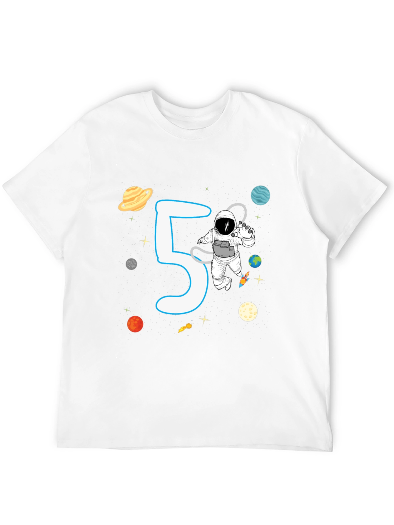 5th Birthday Astronaut T-Shirt