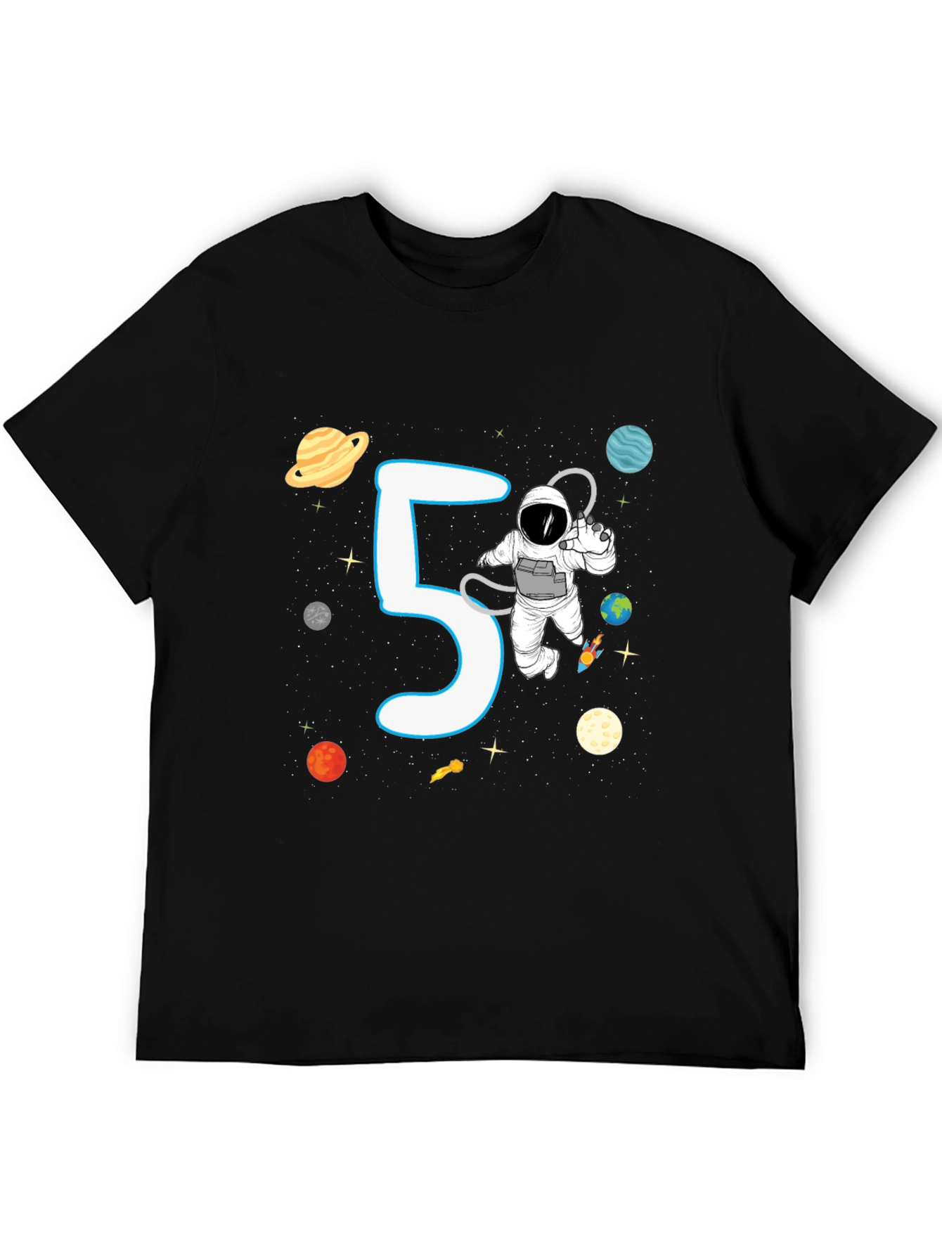 5th Birthday Astronaut T-Shirt