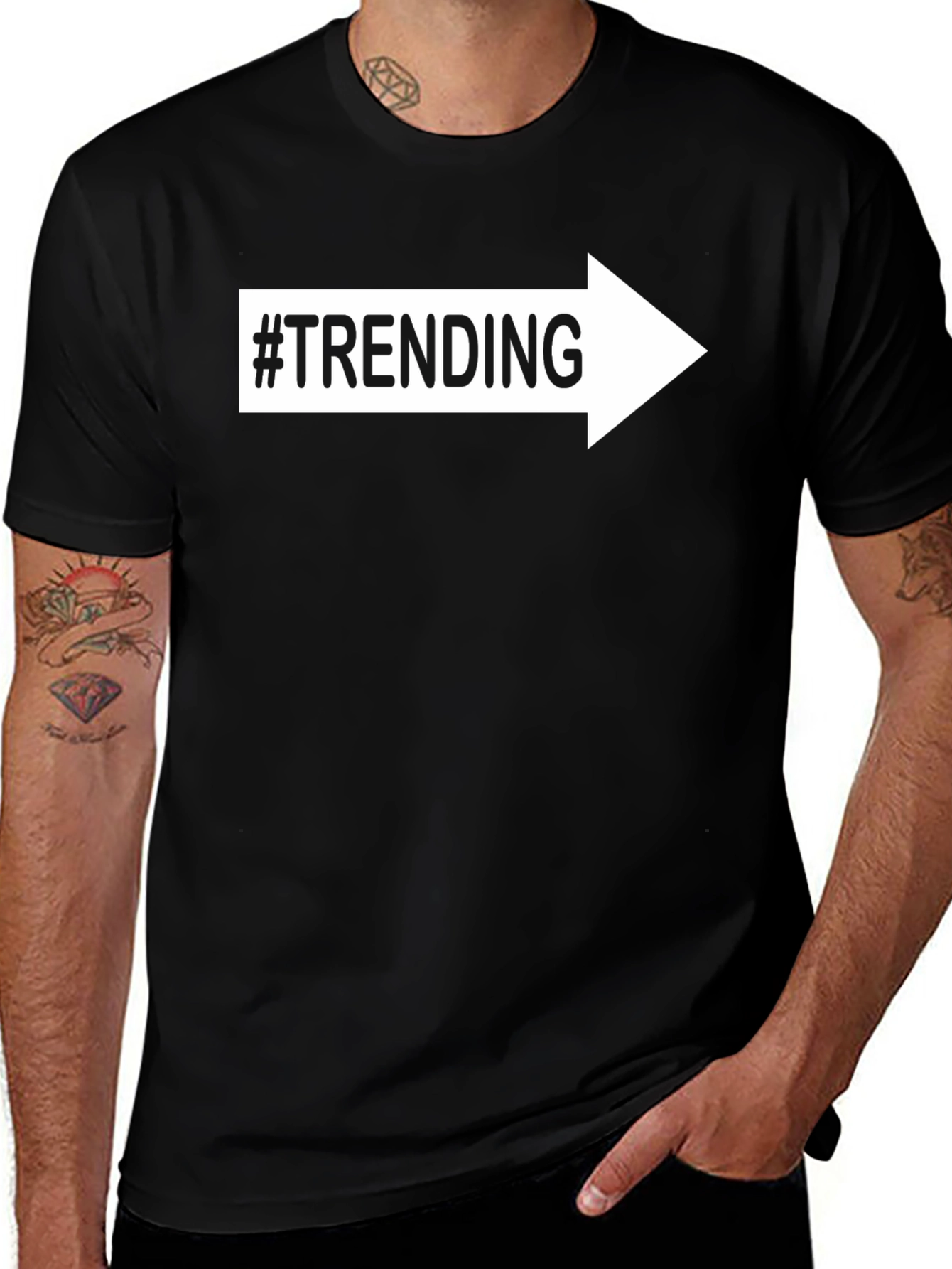 #Trending Arrow Graphic Tee - Unisex Style