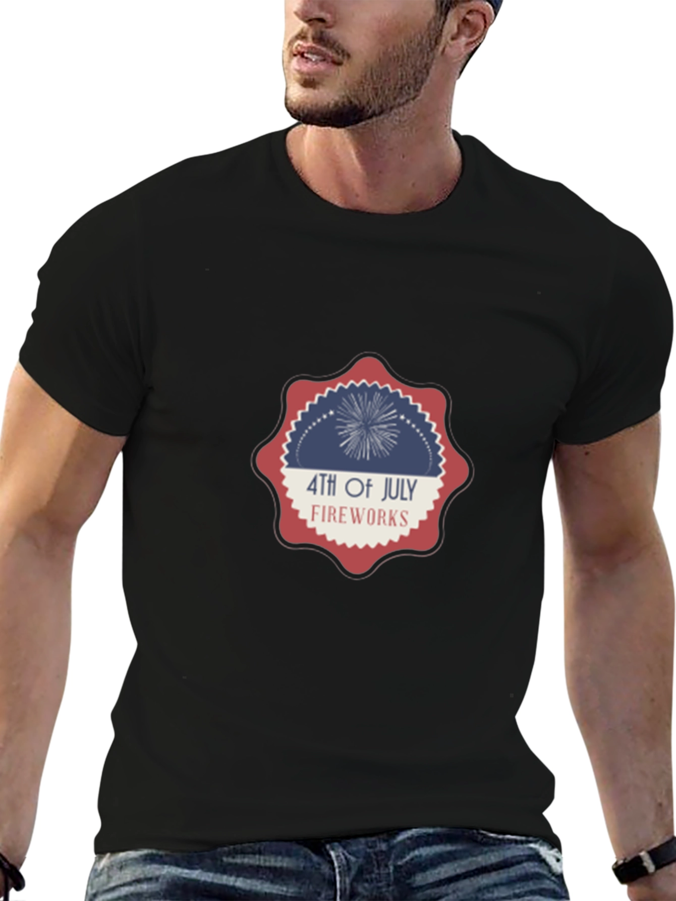 4th of July Fireworks Graphic Tee