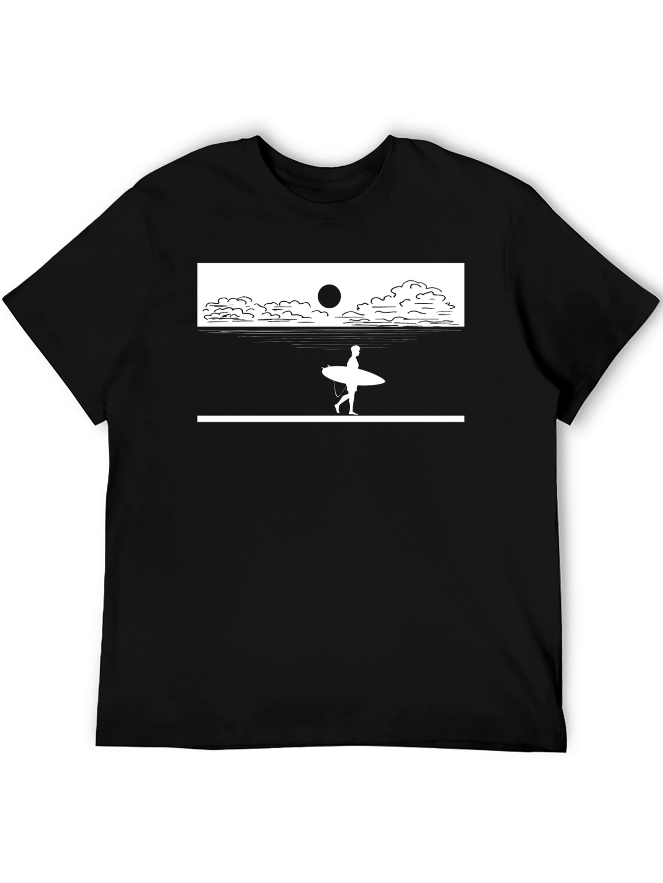 Surf Silhouette Tee - Beach Vibes