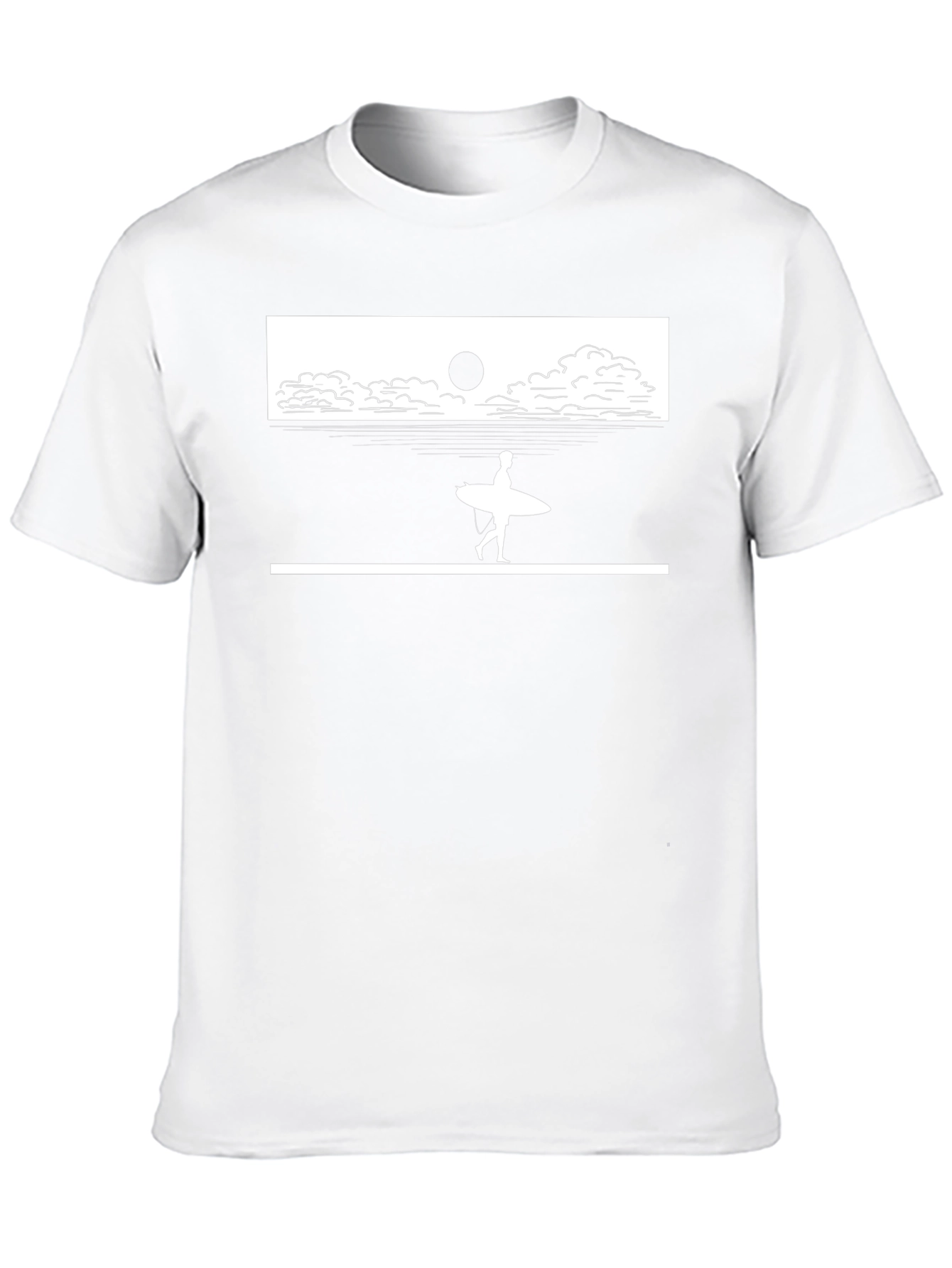 Surf Silhouette Tee - Beach Vibes