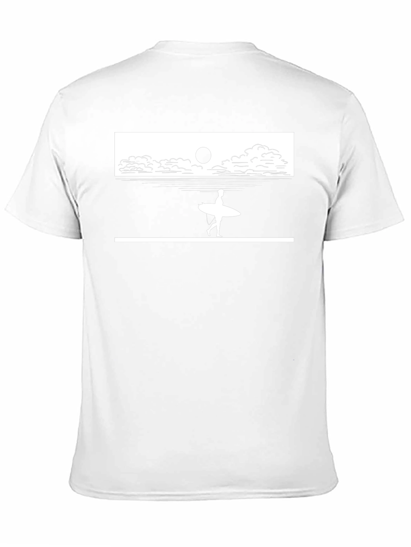 Surf Silhouette Tee - Beach Vibes