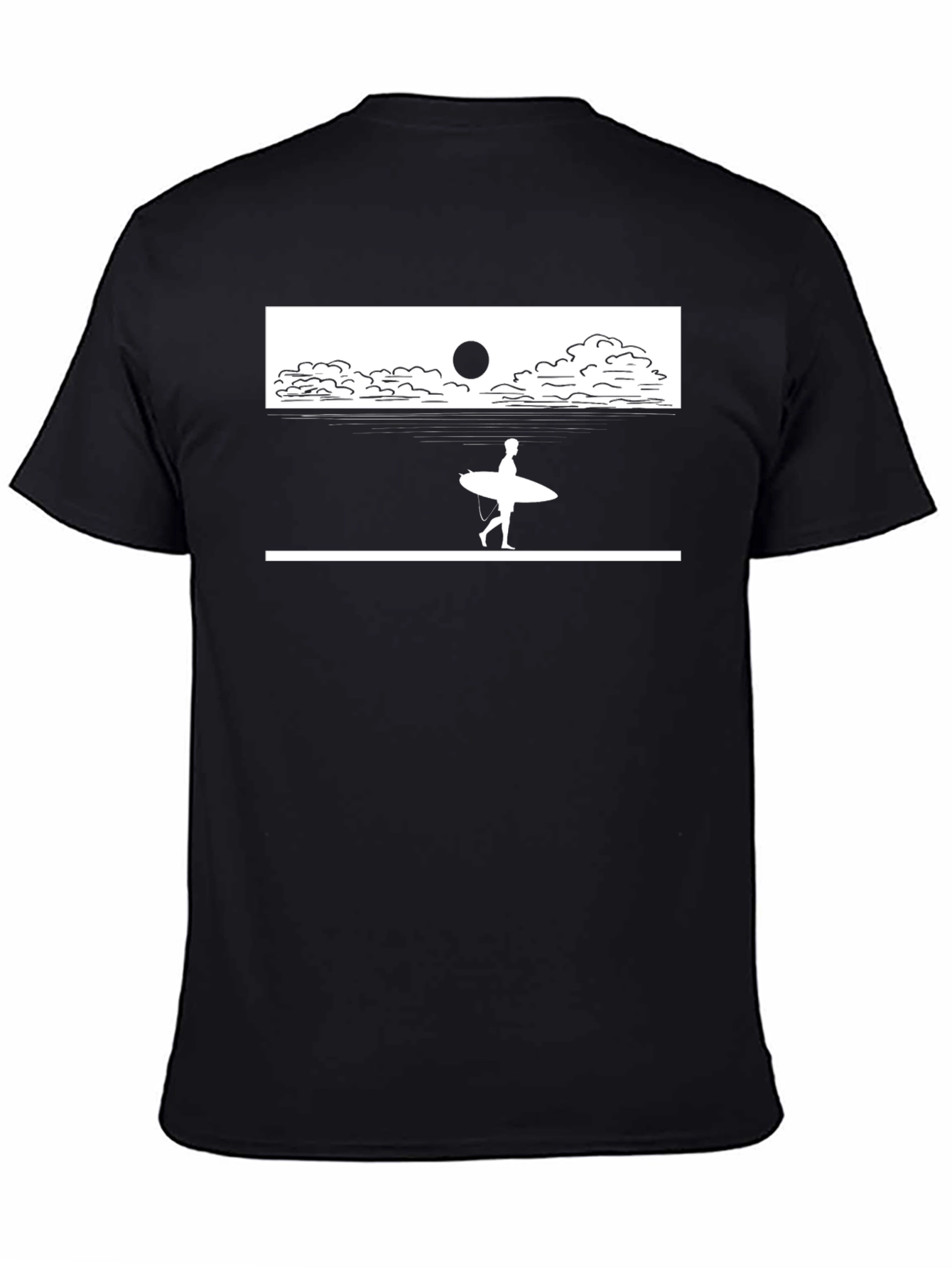 Surf Silhouette Tee - Beach Vibes
