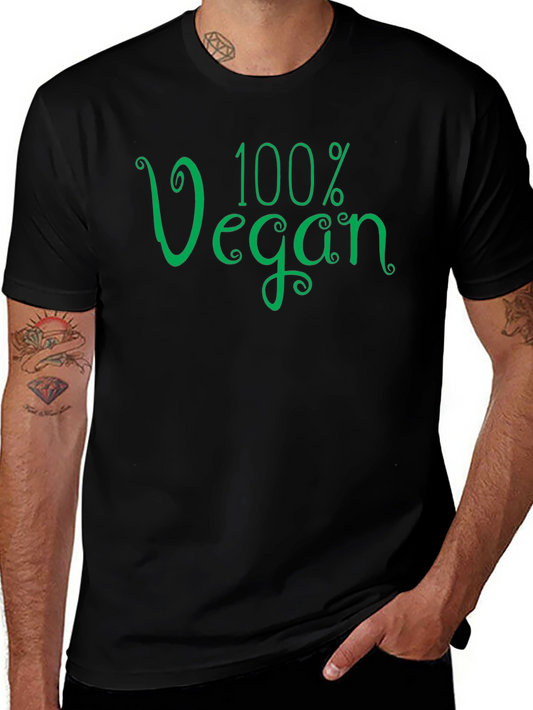 100% Vegan Graphic Tee - Soft & Stylish