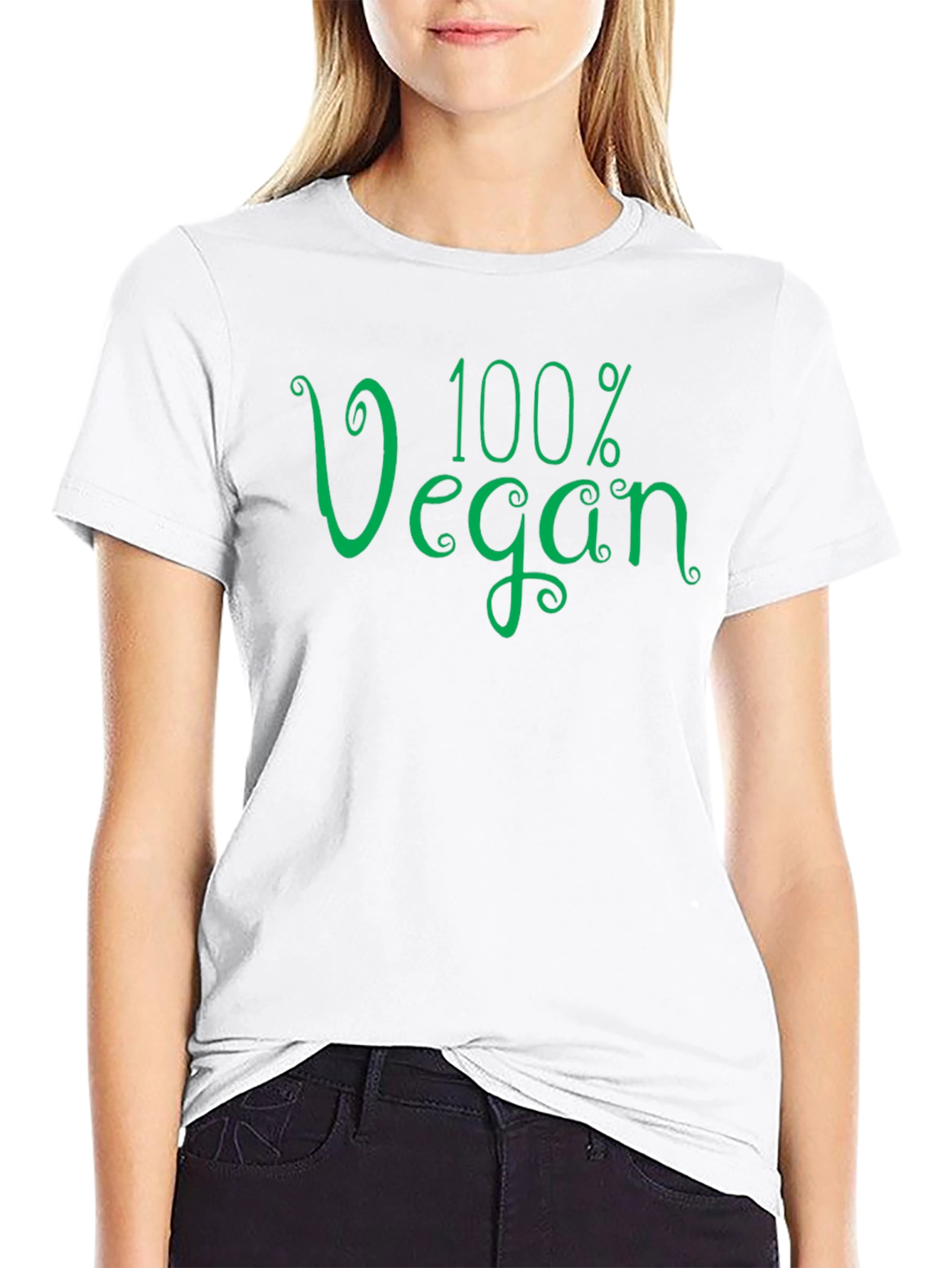 100% Vegan Graphic Tee - Soft & Stylish