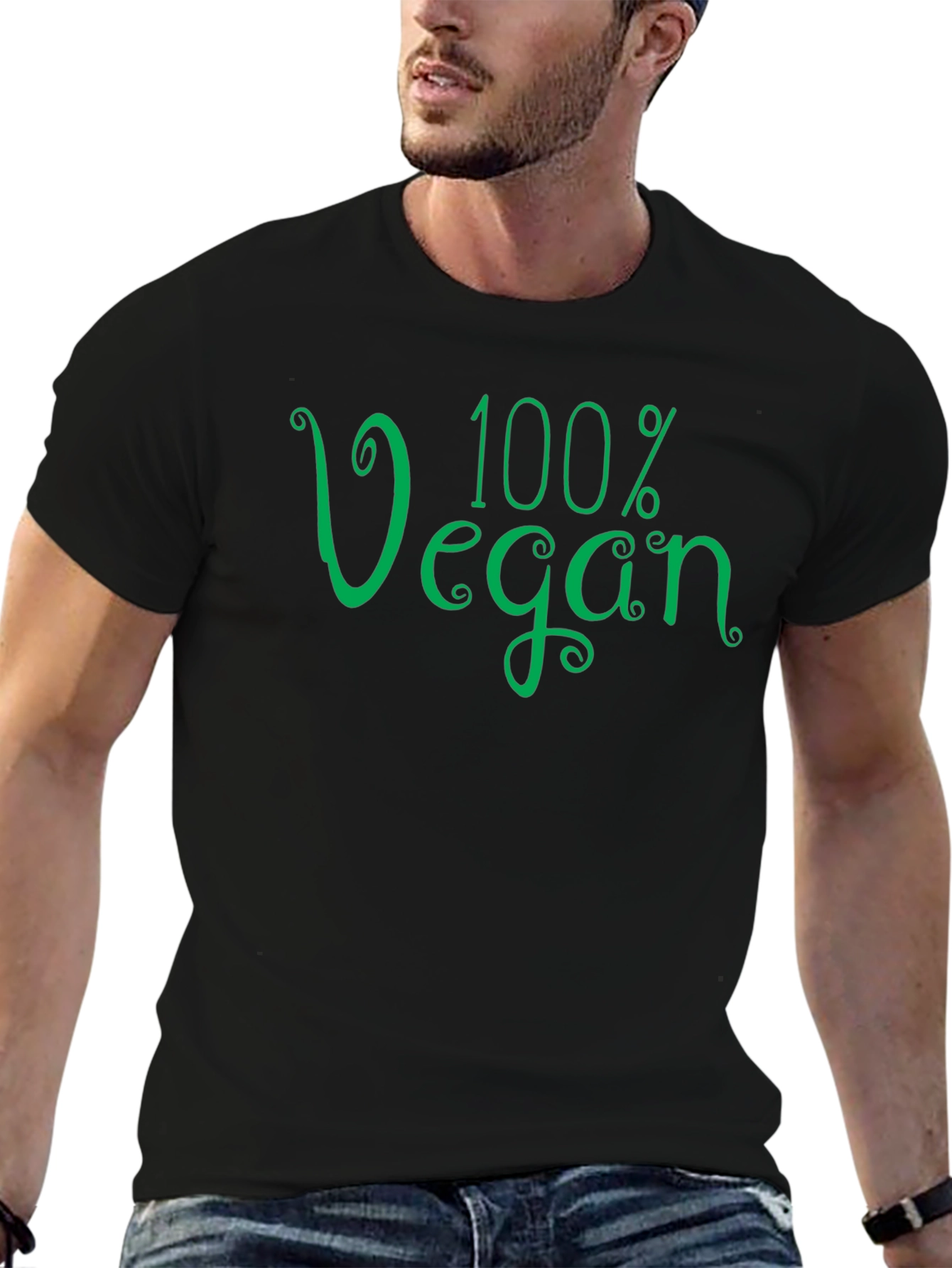 100% Vegan Graphic Tee - Soft & Stylish