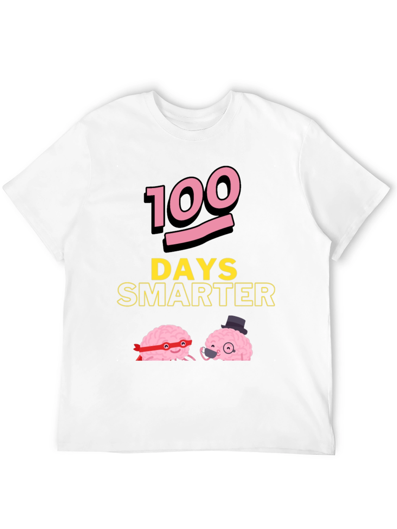 100 Days Smarter Funny Brains T-Shirt