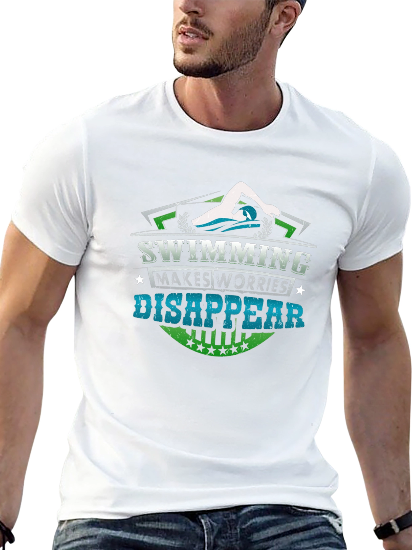 Swimming Makes Worries Disappear T-Shirt