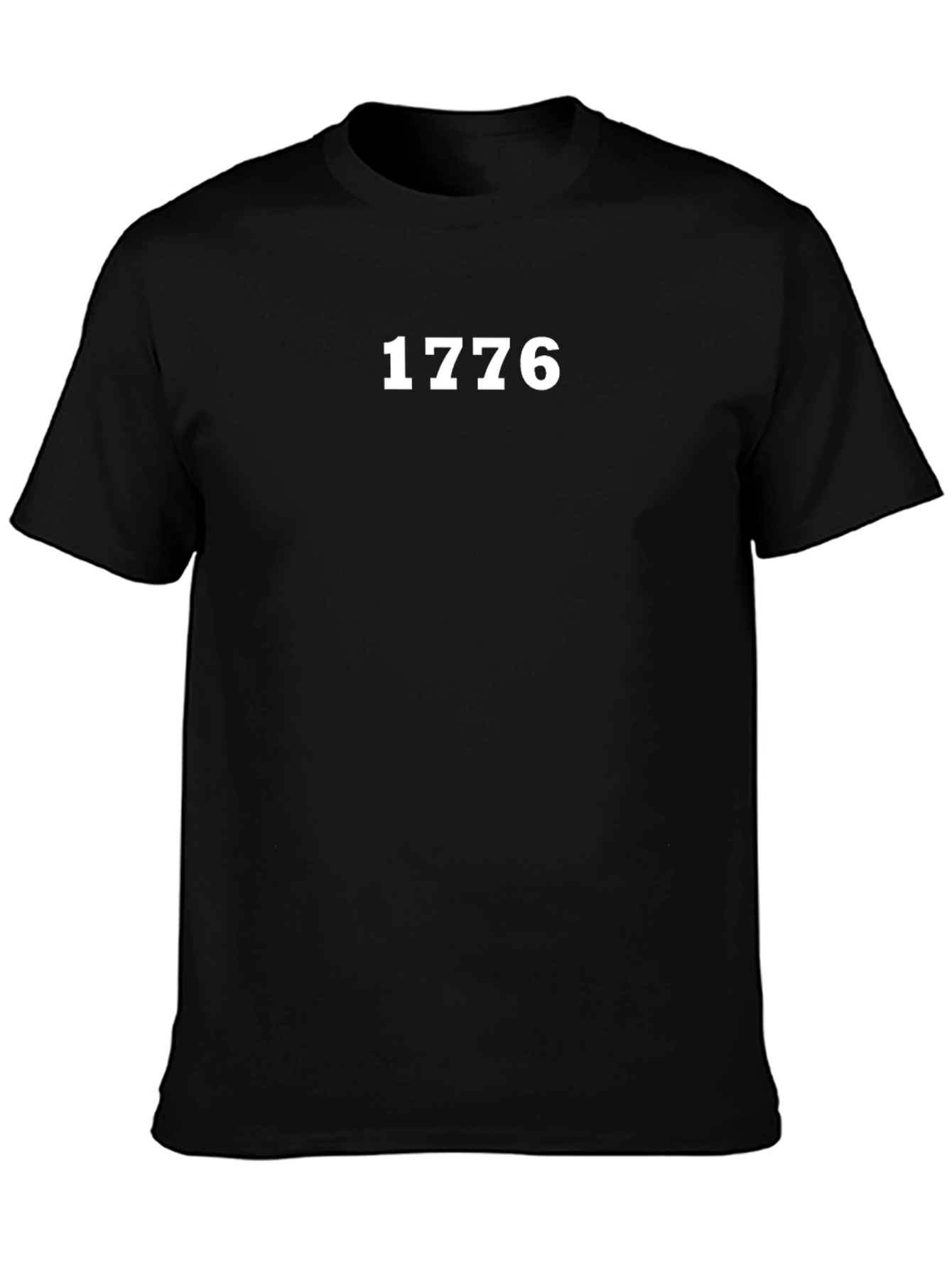 1776 Graphic Tee - Black Patriotic T-Shirt