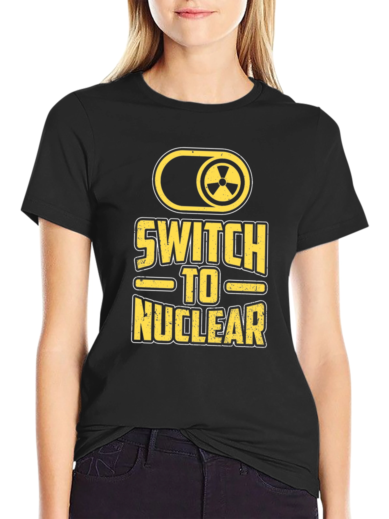 Switch to Nuclear T-Shirt - Funny Science Tee