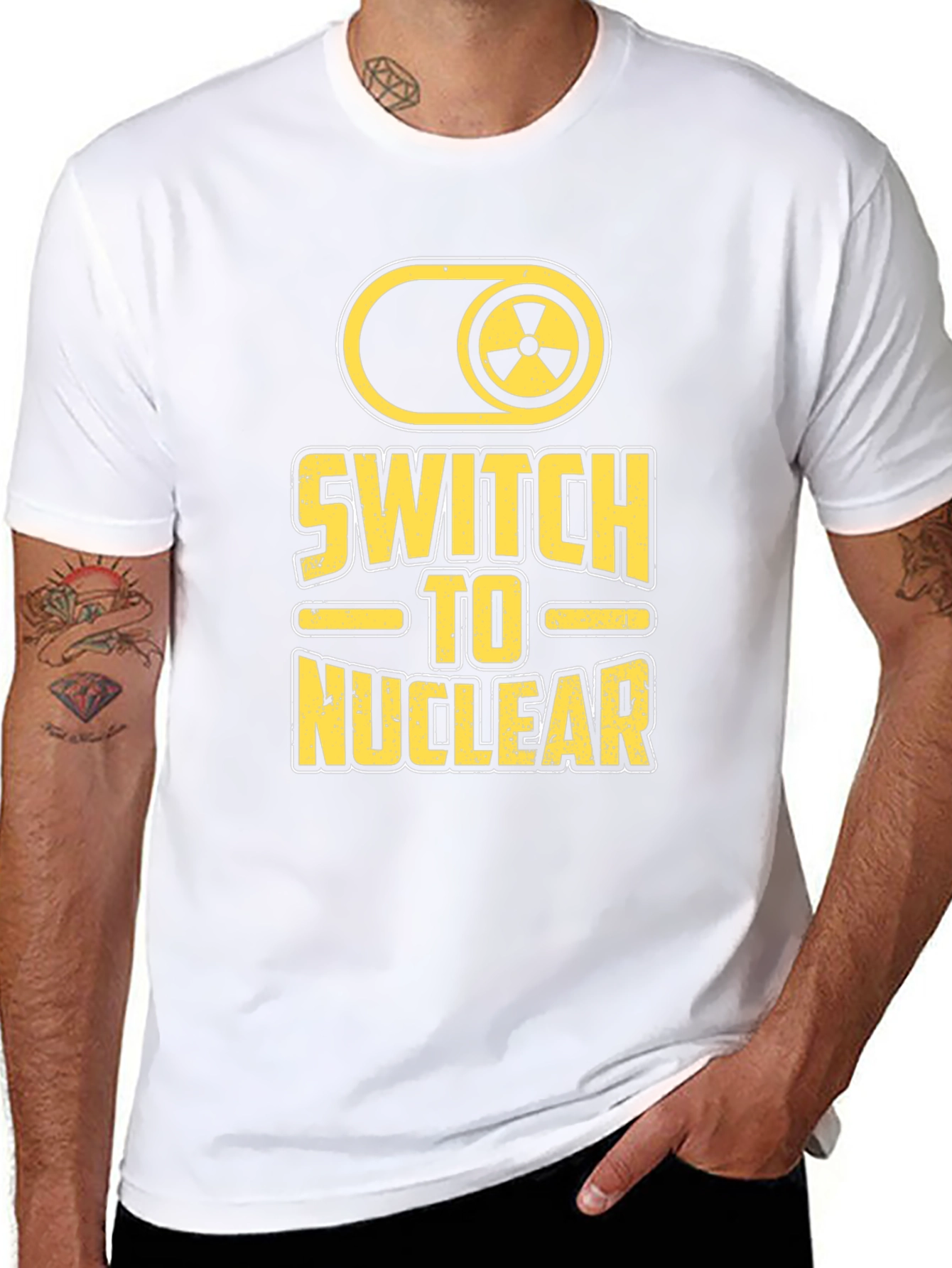 Switch to Nuclear T-Shirt - Funny Science Tee