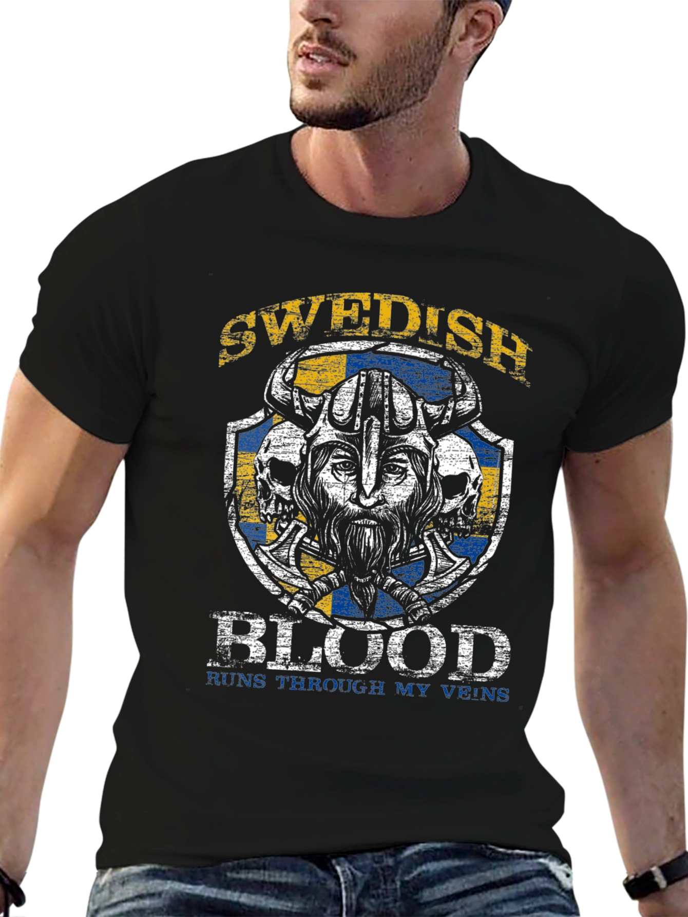 Swedish Blood Viking T-Shirt