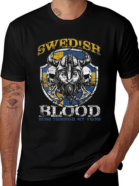 Swedish Blood Viking T-Shirt