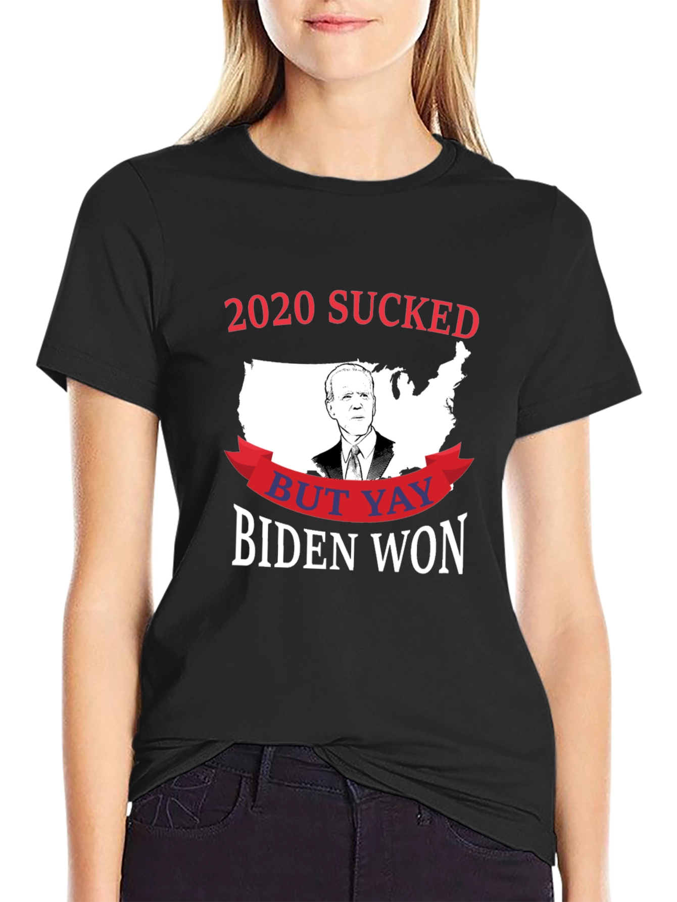 2020 Sucked But Yay Biden Won Political T-Shirt