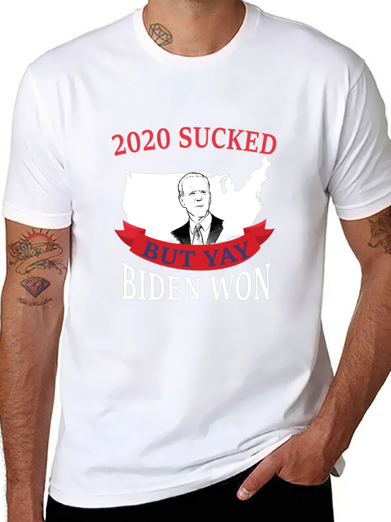 2020 Sucked But Yay Biden Won Political T-Shirt
