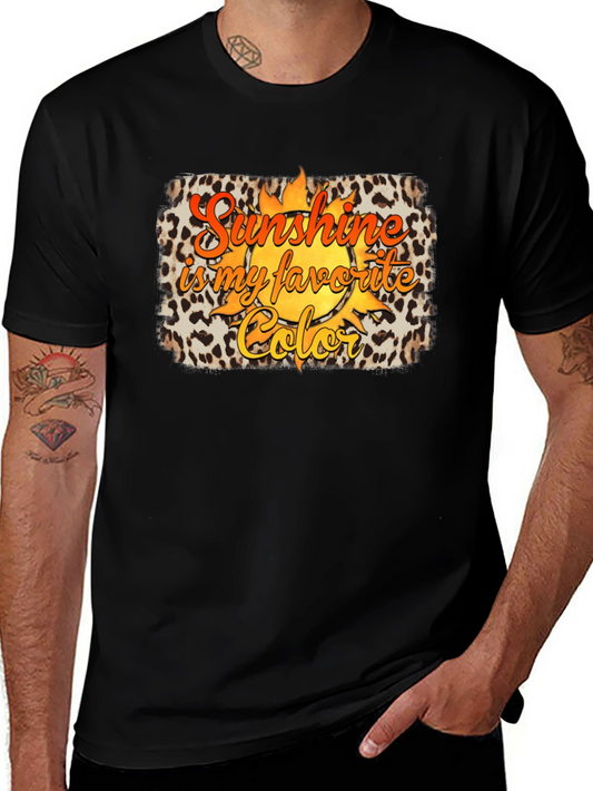 Sunshine is My Favorite Color Graphic T-Shirt