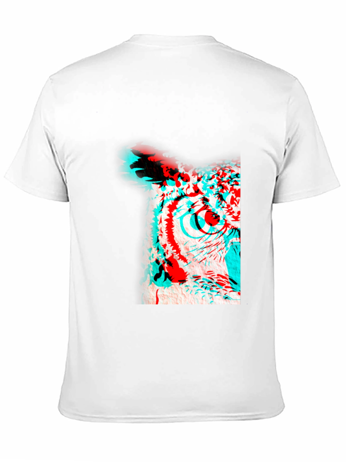 3D Owl Graphic Print Tee