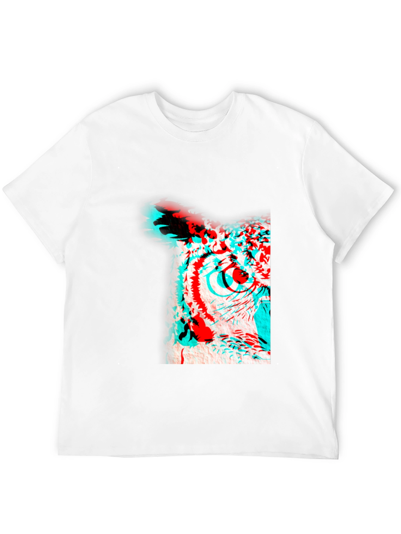 3D Owl Graphic Print Tee