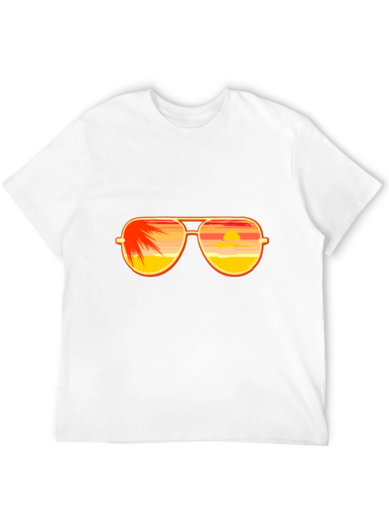 Sunset Sunglasses Graphic T-Shirt - Black Cotton Tee