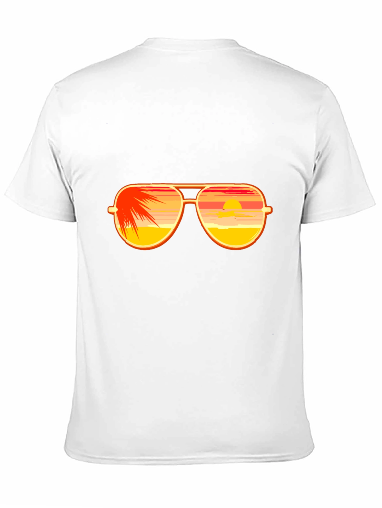 Sunset Sunglasses Graphic T-Shirt - Black Cotton Tee