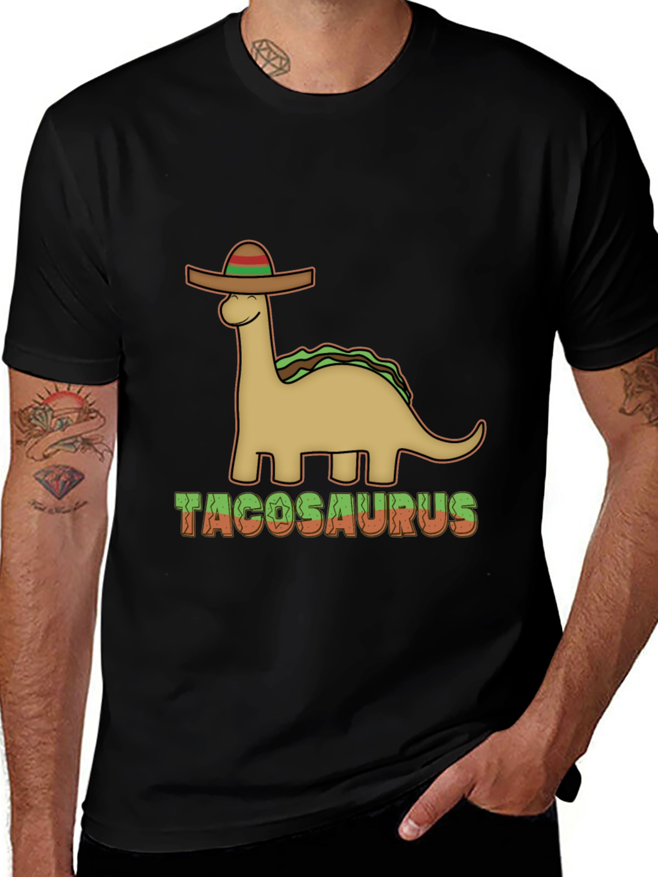 Tacosaurus T-Shirt - Fun Dinosaur Taco Lover Tee