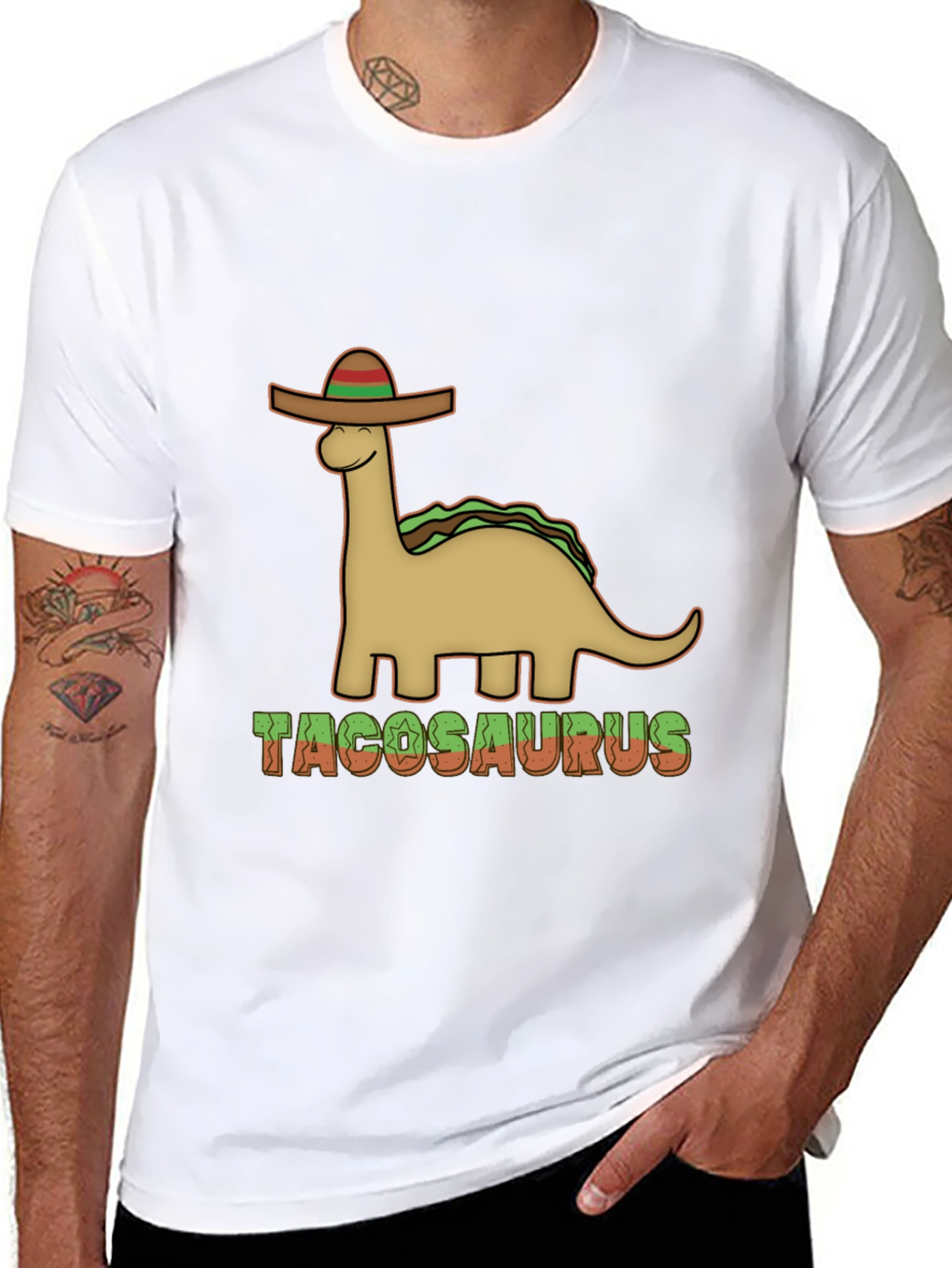 Tacosaurus T-Shirt - Fun Dinosaur Taco Lover Tee