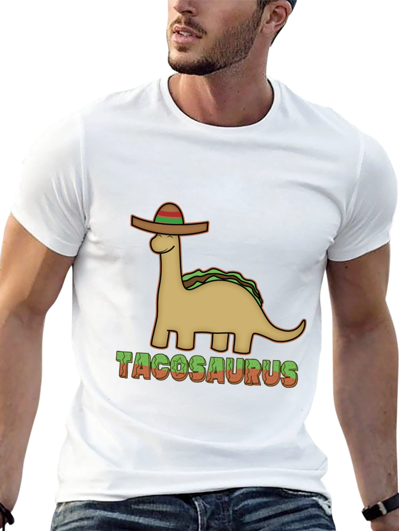 Tacosaurus T-Shirt - Fun Dinosaur Taco Lover Tee